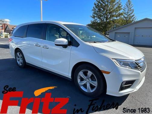 White Diamond Pearl 2018 Honda Odyssey EX-L