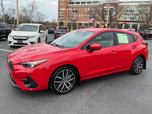 Pure Red 2024 Subaru Impreza Sport