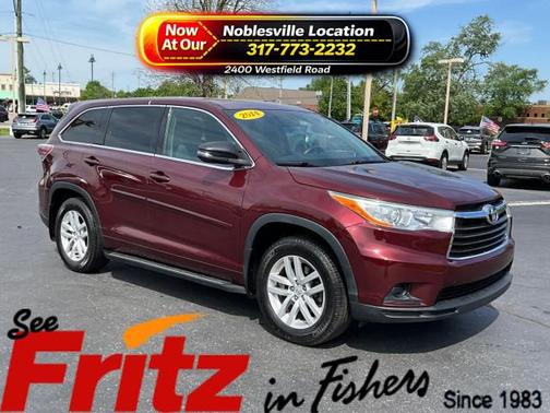 Ooh La La Rouge Mica 2014 Toyota Highlander LE