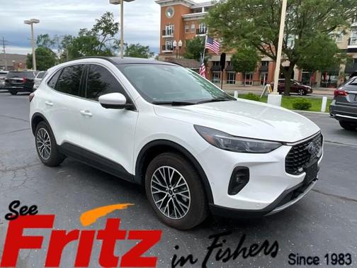 Star White Metallic Tri-Coat 2024 Ford Escape PHEV Base