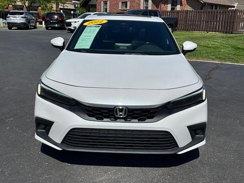 Platinum White Pearl 2022 Honda Civic Sport Touring