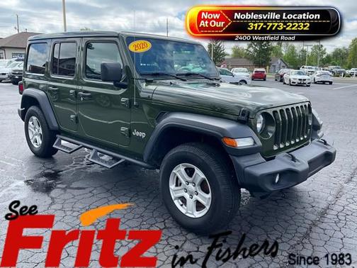 Sarge Green Clearcoat 2020 Jeep Wrangler Unlimited Sport