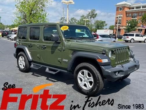 Sarge Green Clearcoat 2020 Jeep Wrangler Unlimited Sport