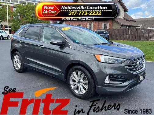 Magnetic Metallic 2019 Ford Edge Titanium