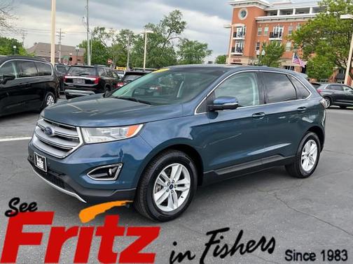 Too Good To Be Blue Metallic 2016 Ford Edge SEL