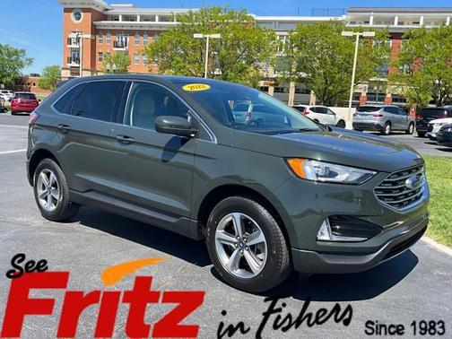 Forged Green Metallic 2022 Ford Edge SEL