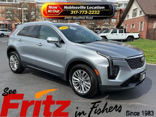 Argent Silver Metallic 2024 Cadillac XT4 Premium Luxury