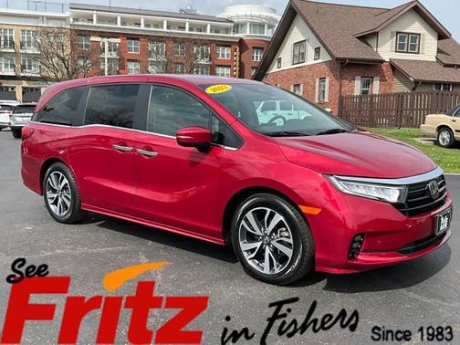 Radiant Red Metallic II 2023 Honda Odyssey Touring