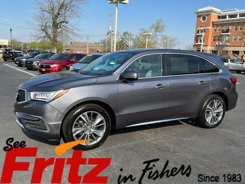 Modern Steel Metallic 2017 Acura MDX 3.5L w/Technology Package