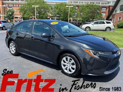 Black Sand Pearl 2021 Toyota Corolla LE