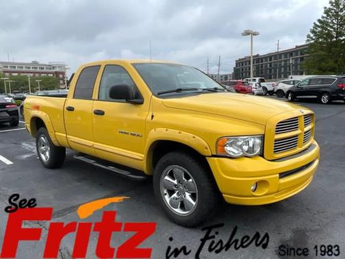 Solar Yellow Clearcoat 2005 Dodge Ram 1500 SLT Quad Cab