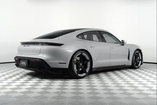 Ice Grey Metallic 2023 Porsche Taycan GTS