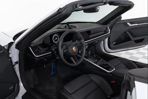 Ice Grey Metallic 2024 Porsche 911 Carrera 4S Cabriolet