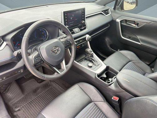 Magnetic Gray Metallic/Midnight Black Metallic 2021 Toyota RAV4 Hybrid SE
