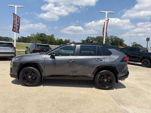 Magnetic Gray Metallic/Midnight Black Metallic 2021 Toyota RAV4 Hybrid SE