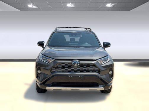 Magnetic Gray Metallic/Midnight Black Metallic 2021 Toyota RAV4 Hybrid SE