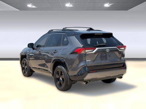 Magnetic Gray Metallic/Midnight Black Metallic 2021 Toyota RAV4 Hybrid SE