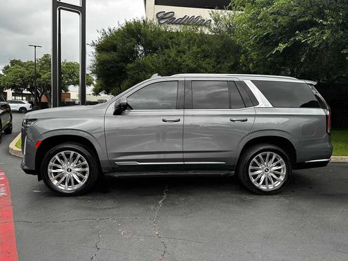 Satin Steel Metallic 2022 Cadillac Escalade Premium Luxury
