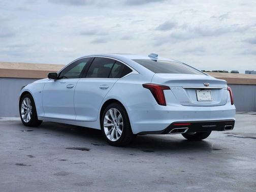 Vibrant White Tricoat 2026 Cadillac CT5 Premium Luxury