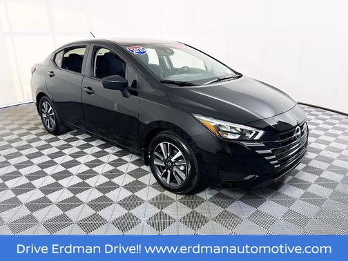 Black 2025 Nissan Versa 1.6 S