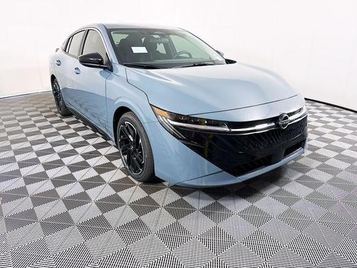 Atlantic Gray Metallic 2026 Nissan Sentra SR