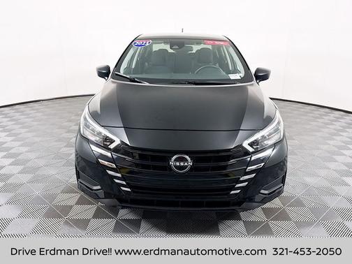Black 2025 Nissan Versa 1.6 S