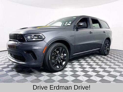 Vapor Gray 2023 Dodge Durango Hemi Orange AWD