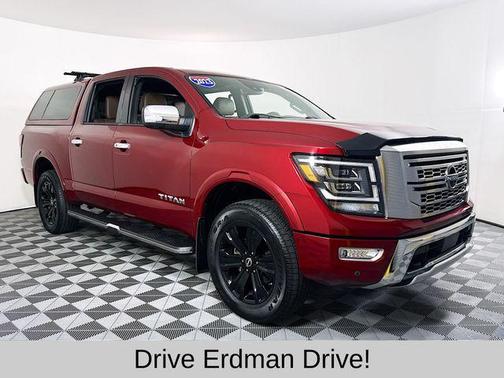 Cardinal Red Metallic 2023 Nissan Titan Platinum Reserve