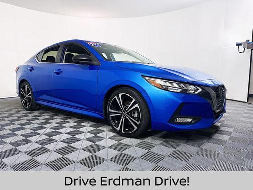 Electric Blue Metallic 2021 Nissan Sentra SR
