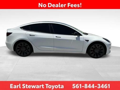 Pearl White Multi-Coat 2021 Tesla Model 3 Performance