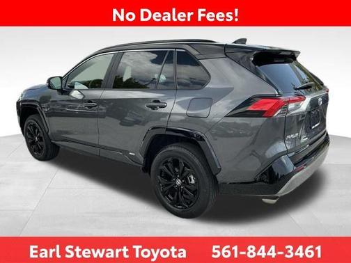 Magnetic Gray Metallic/Midnight Black Metallic 2023 Toyota RAV4 Hybrid SE