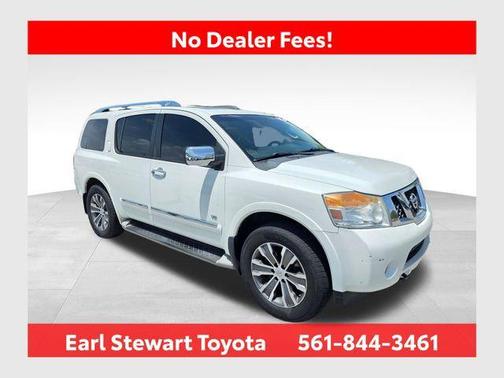Pearl White 2015 Nissan Armada SL