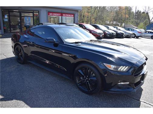 Shadow Black 2016 Ford Mustang EcoBoost Premium