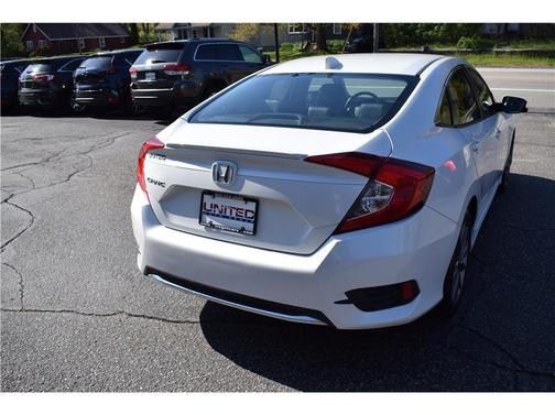 Platinum White Pearl 2019 Honda Civic EX-L