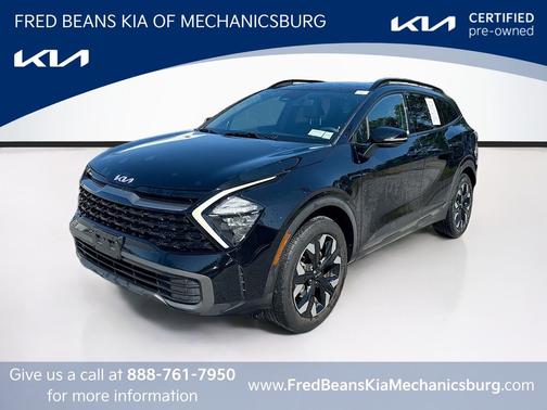Ebony Black 2023 Kia Sportage X-Line