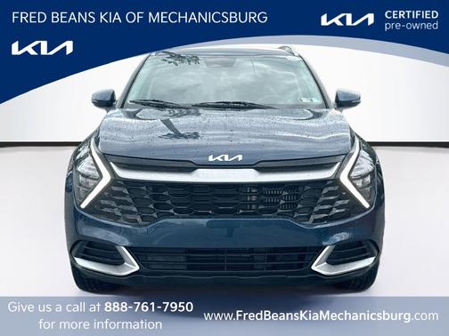 Blue 2023 Kia Sportage Hybrid EX