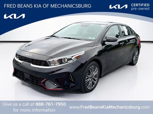 Aurora Black 2024 Kia Forte GT-Line
