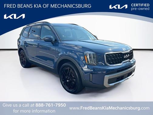 Midnight Lake Blue 2023 Kia Telluride EX X-Line