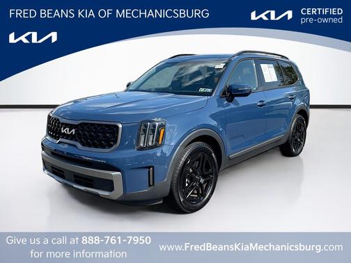 Midnight Lake Blue 2023 Kia Telluride EX X-Line