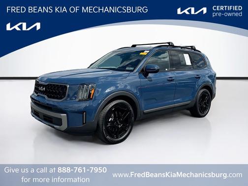 Midnight Lake Blue 2023 Kia Telluride EX X-Line
