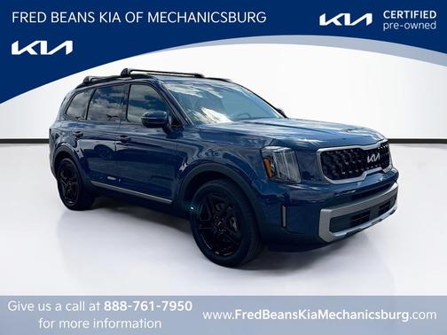 Midnight Lake Blue 2023 Kia Telluride EX X-Line