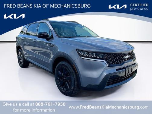 Silver 2023 Kia Sorento X-Line S