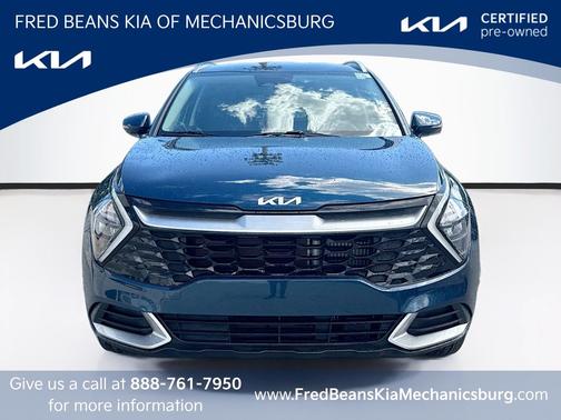 Blue 2023 Kia Sportage Hybrid EX