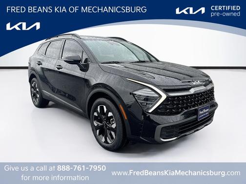 Ebony Black 2024 Kia Sportage X-Line