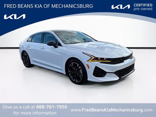 Glacial White Pearl 2022 Kia K5 GT-Line