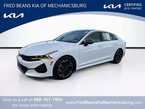 Glacial White Pearl 2022 Kia K5 GT-Line