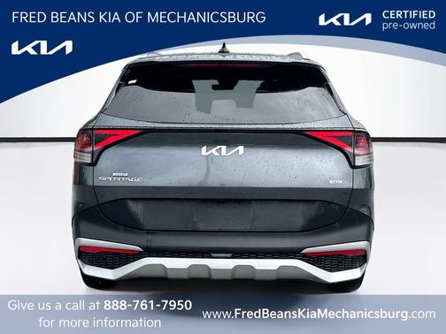 Gray 2023 Kia Sportage Hybrid EX