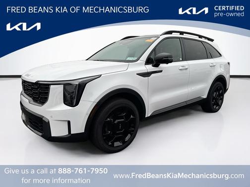 Glacial White Pearl 2024 Kia Sorento X-Line SX Prestige