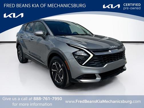 Steel Gray 2023 Kia Sportage Hybrid LX