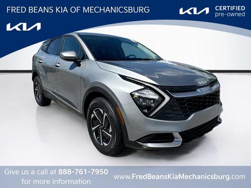 Steel Gray 2023 Kia Sportage Hybrid LX